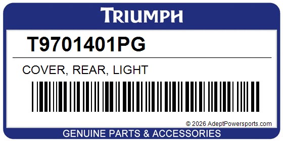 Triumph T9701401PG Cover, Rear, Light
