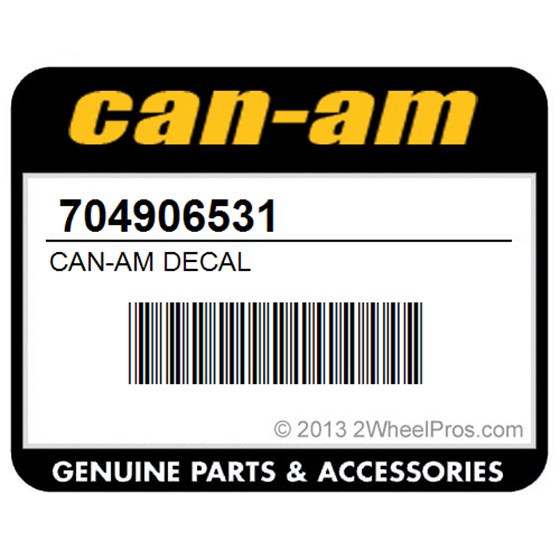 Can-Am 704906531 Can-Am Decal