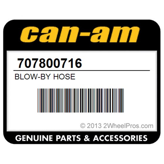Can-Am 707800716 Blow-By Hose
