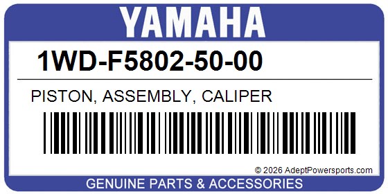 Yamaha 1WD-F5802-50-00 Piston, Assembly, Caliper
