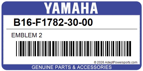 Yamaha B16-F1782-30-00 Emblem 2