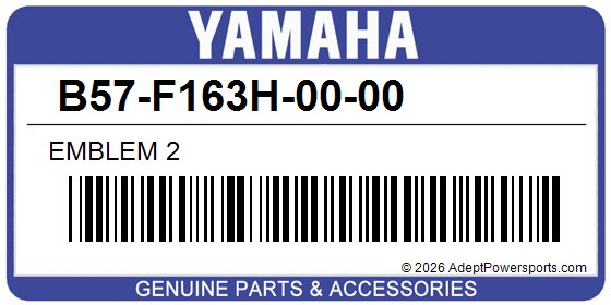 Yamaha B57-F163H-00-00 Emblem 2
