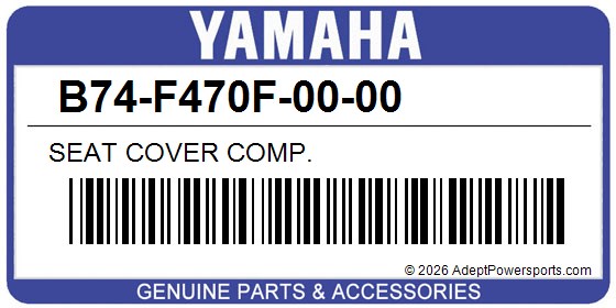 Yamaha B74-F470F-00-00 Seat Cover Comp.