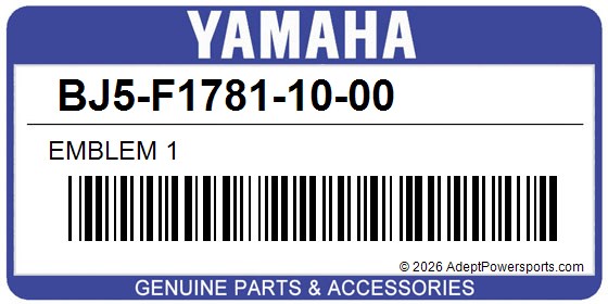 Yamaha BJ5-F1781-10-00 Emblem 1