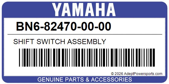 Yamaha BN6-82470-00-00 Shift Switch Assembly