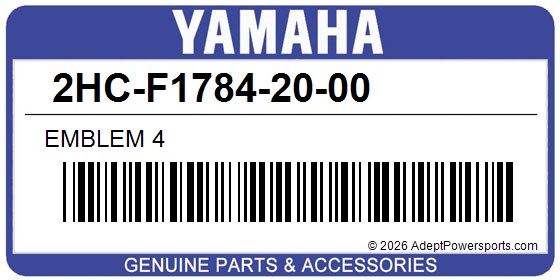 Yamaha 2HC-F1784-20-00 Emblem 4