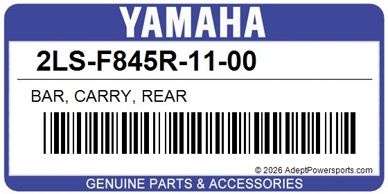 Yamaha 2LS-F845R-11-00 Bar, Carry, Rear