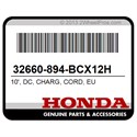 Honda 32660-894-BCX12H 10', Dc, Charg, Cord, Eu