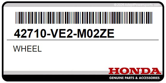 Honda 42710-VE2-M02ZE Wheel