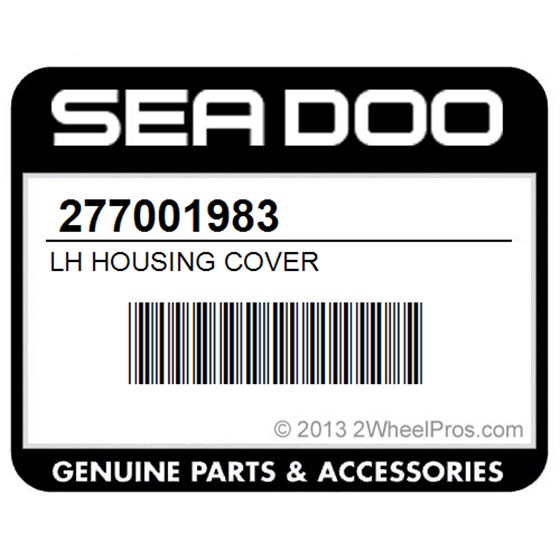 Sea-Doo 277001983 Lh Housing Cover