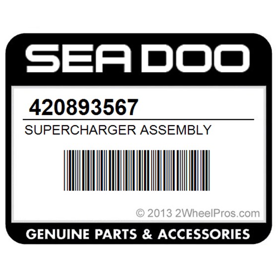 Sea-Doo 420893567 Supercharger Assembly