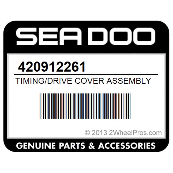 Sea-Doo 420912261 Timing/Drive Cover Assembly