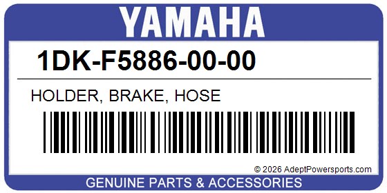 Yamaha 1DK-F5886-00-00 Holder, Brake, Hose