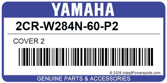 Yamaha 2CR-W284N-60-P2 Cover 2