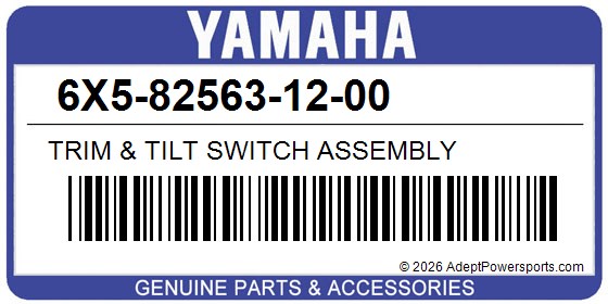 Yamaha 6X5-82563-12-00 Trim & Tilt Switch Assembly