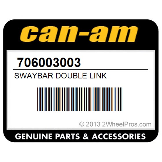 Can-Am 706003003 Swaybar Double Link