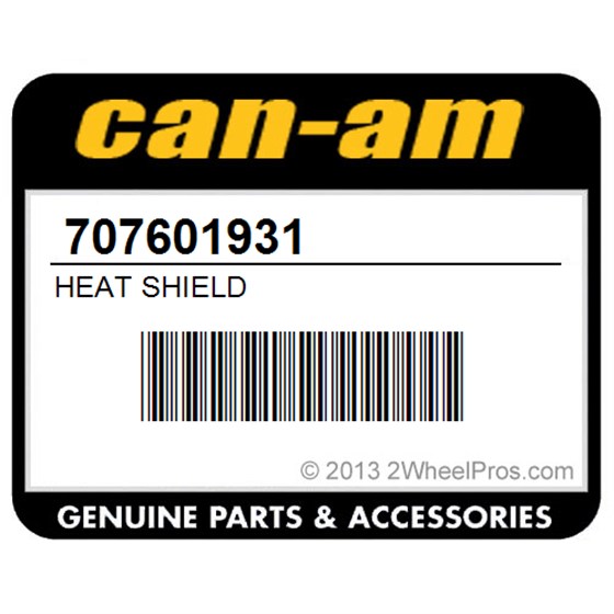 Can-Am 707601931 Heat Shield