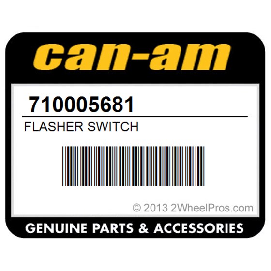 Can-Am 710005681 Flasher Switch