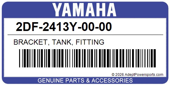 Yamaha 2DF-2413Y-00-00 Bracket, Tank, Fitting