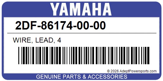 Yamaha 2DF-86174-00-00 Wire, Lead, 4