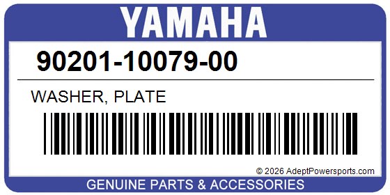 Yamaha 90201-10079-00 Washer, Plate
