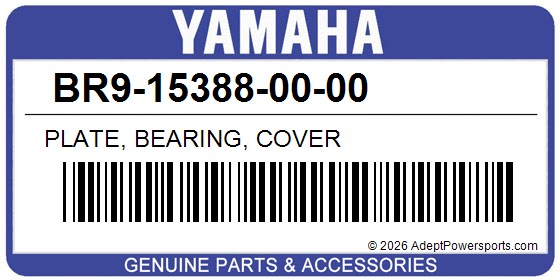 Yamaha BR9-15388-00-00 Plate, Bearing, Cover