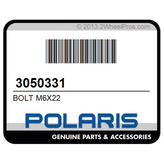 Polaris 3050331 Bolt M6x22