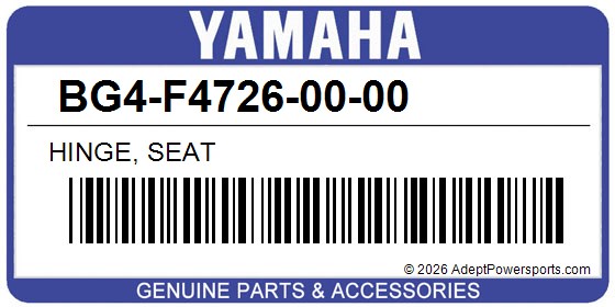 Yamaha BG4-F4726-00-00 Hinge, Seat