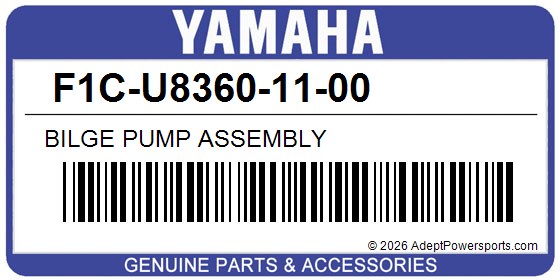 Yamaha F1C-U8360-11-00 Bilge Pump Assembly