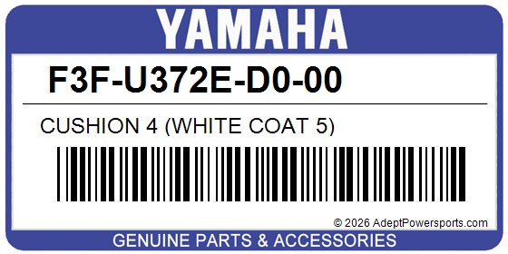 Yamaha F3F-U372E-D0-00 Cushion 4 (White Coat 5)