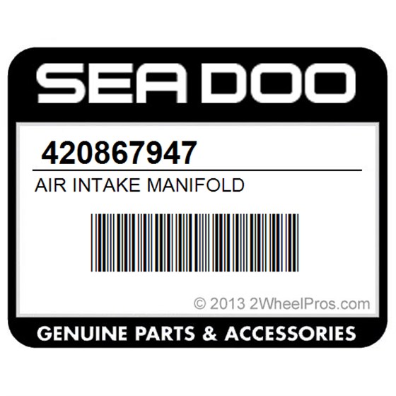 Sea-Doo 420867947 Air Intake Manifold