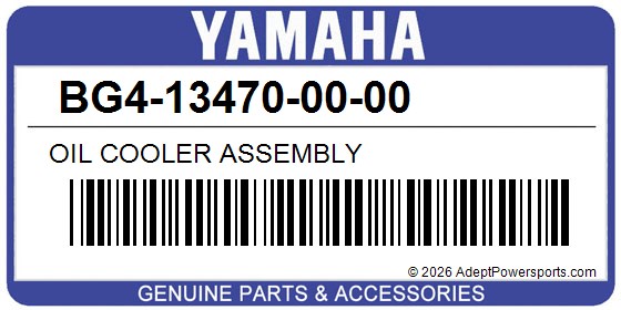 Yamaha BG4-13470-00-00 Oil Cooler Assembly
