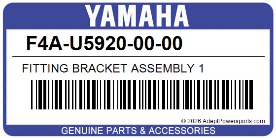 Yamaha F4A-U5920-00-00 Fitting Bracket Assembly 1