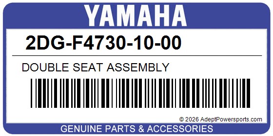 Yamaha 2DG-F4730-10-00 Double Seat Assembly