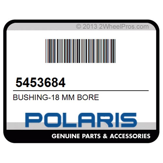 Polaris 5453684 Bushing-18 Mm Bore