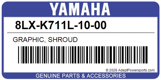 Yamaha 8LX-K711L-10-00 Graphic, Shroud