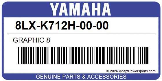 Yamaha 8LX-K712H-00-00 Graphic 8
