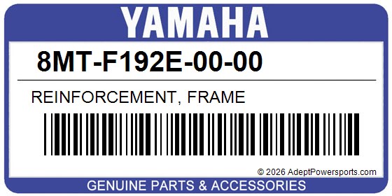 Yamaha 8MT-F192E-00-00 Reinforcement, Frame