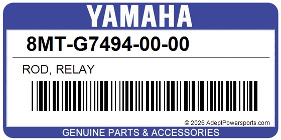 Yamaha 8MT-G7494-00-00 Rod, Relay