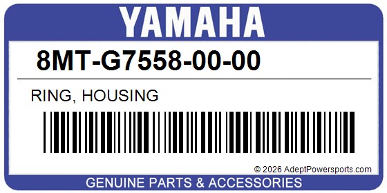 Yamaha 8MT-G7558-00-00 Ring, Housing