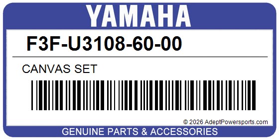 Yamaha F3F-U3108-60-00 Canvas Set