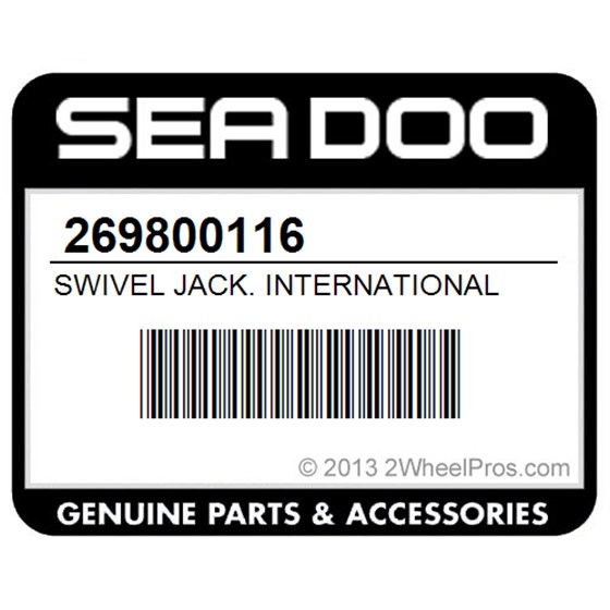 Sea-Doo 269800116 Swivel Jack. International