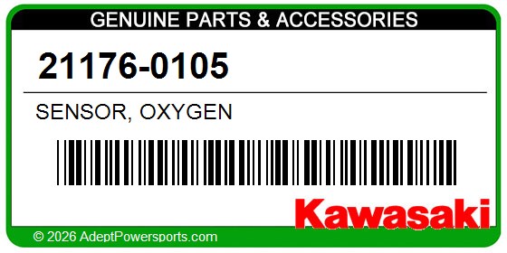 Kawasaki 21176-0105 Sensor, Oxygen