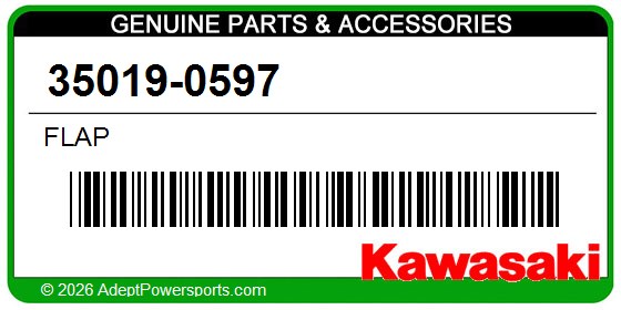 Kawasaki 35019-0597 Flap