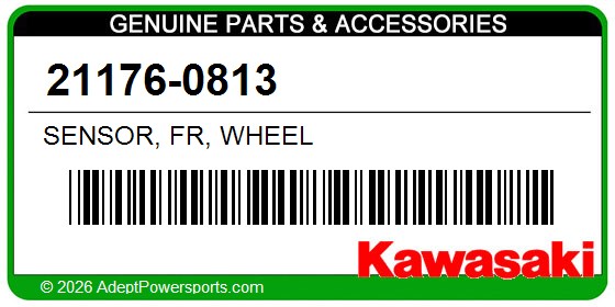 Kawasaki 21176-0813 Sensor, Fr, Wheel