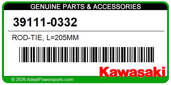 Kawasaki 39111-0332 Rod-Tie, L=205Mm