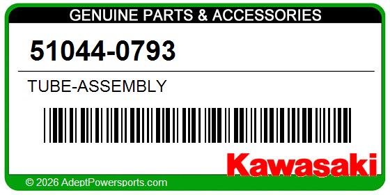 Kawasaki 51044-0793 Tube-Assembly