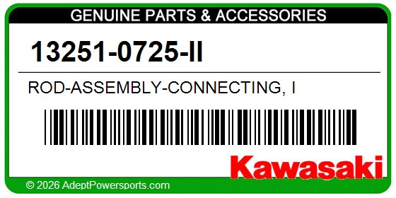 Kawasaki 13251-0725-II Rod-Assembly-Connecting, I