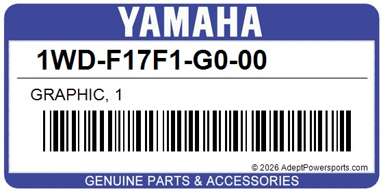 Yamaha 1WD-F17F1-G0-00 Graphic, 1