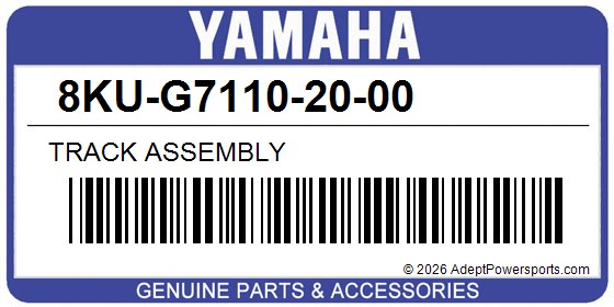 Yamaha 8KU-G7110-20-00 Track Assembly